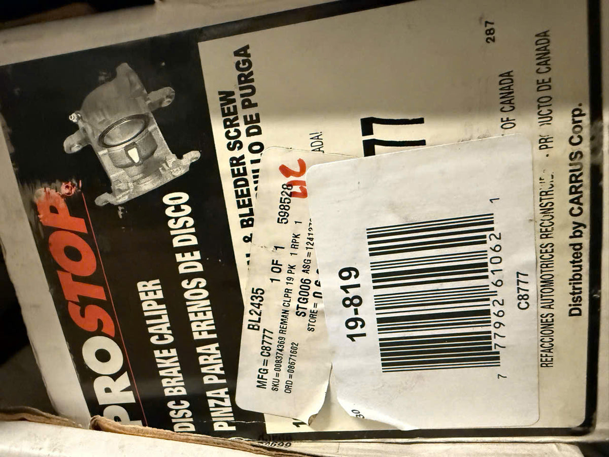 19-819 Brake Caliper - supplied photo 8